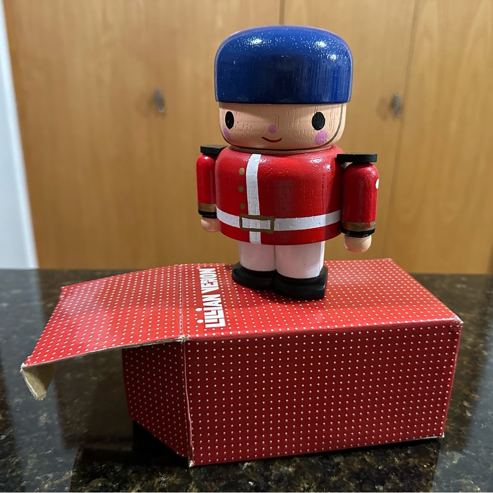 Lillian Vernon~ Vintage Wooden Toy Soldier- Collectors Item